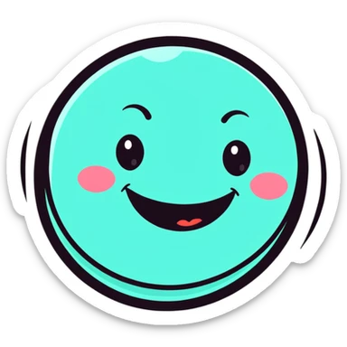 laughing face pulsating sticker