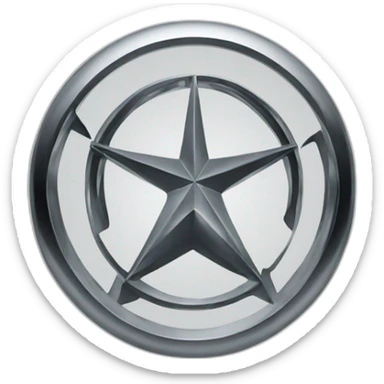 Mercedes logo original sticker