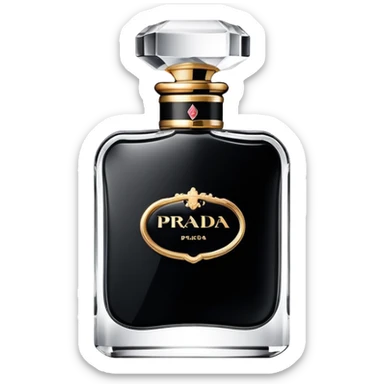prada perfume sticker