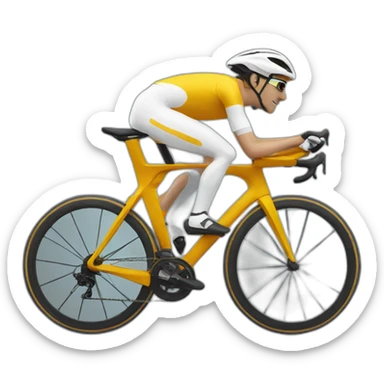 cycliste sticker