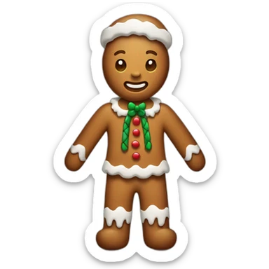 christmas-gingerbread-man-full body sticker