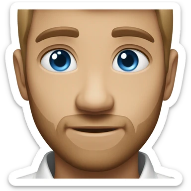 Mormon with blue eyes sticker