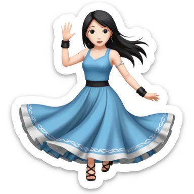 Final fantasy 7 Tifa dance  sticker