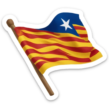 Catalonia flag sticker