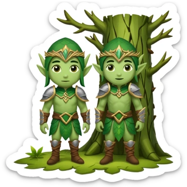 Tree Elves sticker