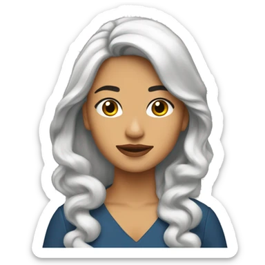 Güerita cabello rubio sticker