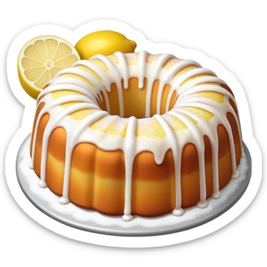 Lemon pound cake  sticker