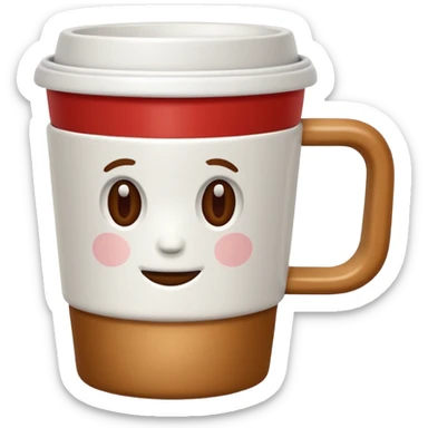 Luke's Diner coffee cup sticker