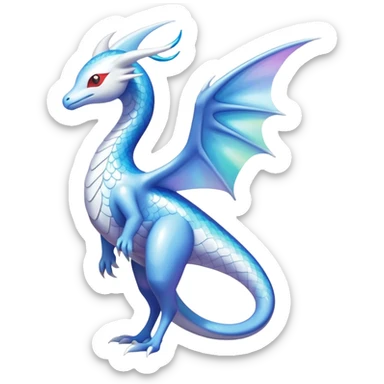 Dragonair-Latias-Fakémon-hybrid-creature (full body)  sticker