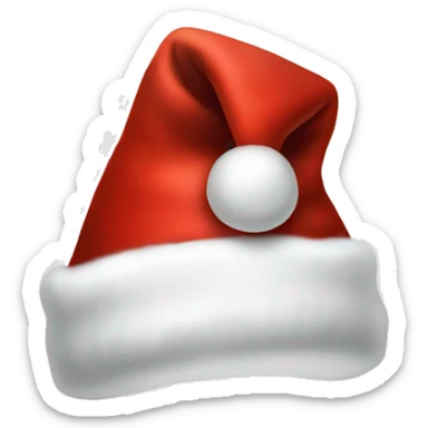 Santa hat sticker