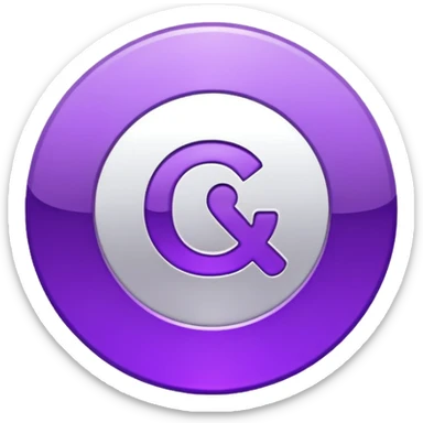 -18 symbol branco e roxo sticker