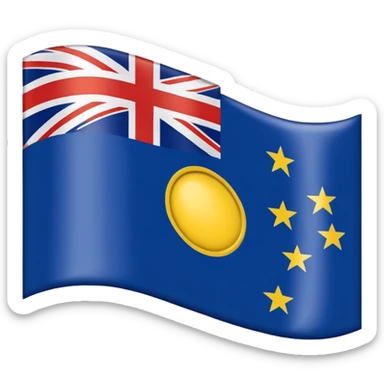 the national flag of Niue sticker