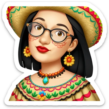 Traditional Costume Enthusiast sticker