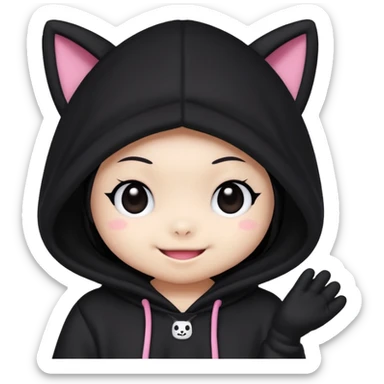 Kuromi from sanrio sticker