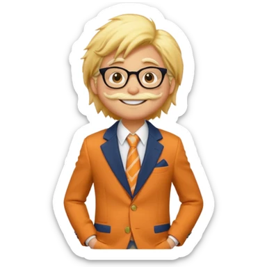 Preppy lorax sticker