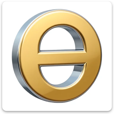 3D text symbol '0%' on pure white background sticker