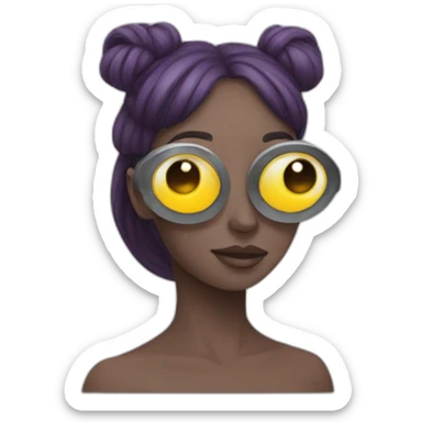 theorus with his beautiful mother sticker