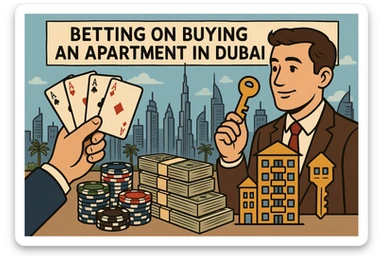Betting on buying an apartment in Dubai sticker