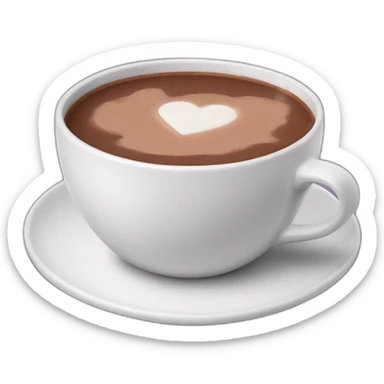 mug of hot chocolate sticker