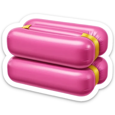  paris SPAM meat jeff koons style inflatable sculpture art painting  sticker