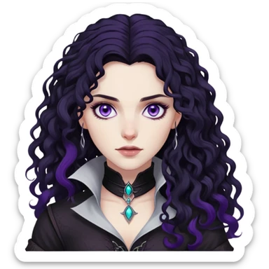 yennefer from witcher sticker