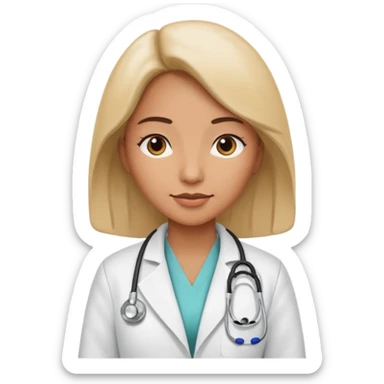 ocupational medicine woman  sticker