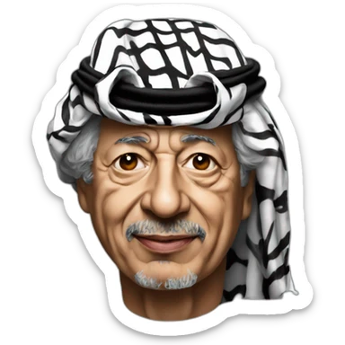 Yasser Arafat sticker