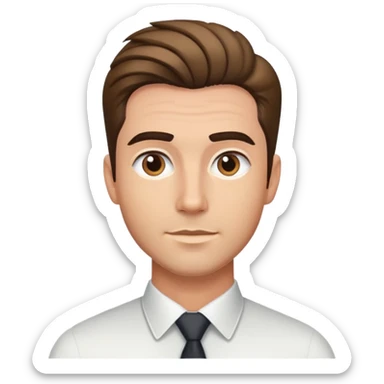 A professional looking man named Alex Cansani with modern styled hair sticker