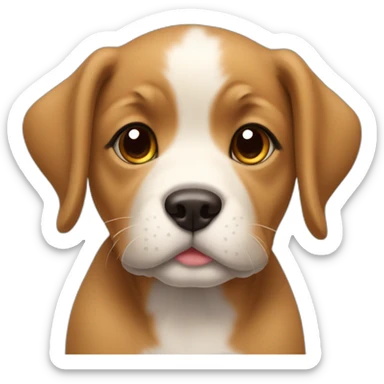 Petit Brabanson puppy sticker