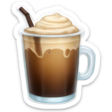 Iced coffee sticker