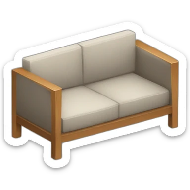 furniture top view sticker