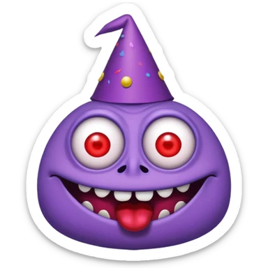 D&D beholder drunk sticker