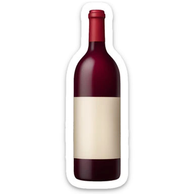 wine red sticker