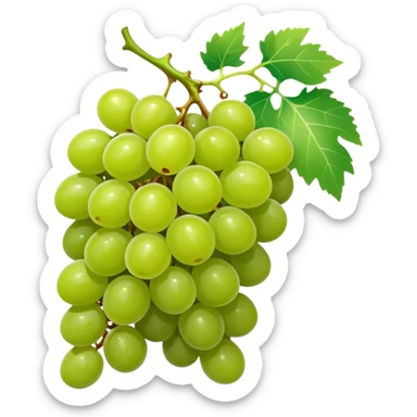 grapes cluster natural sugar energy sticker