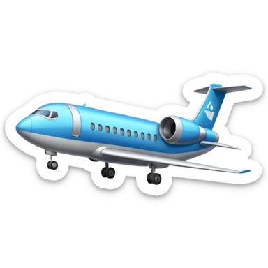 plane take off fother angle sticker