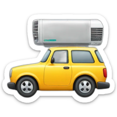 car Air conditioning sticker