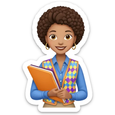 Fashion designer sticker