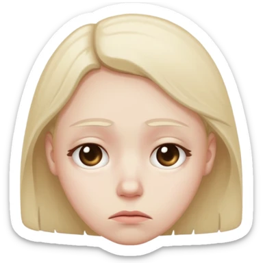 Wondering sad sticker