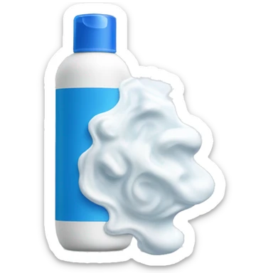 cerave washing foam bottle sticker