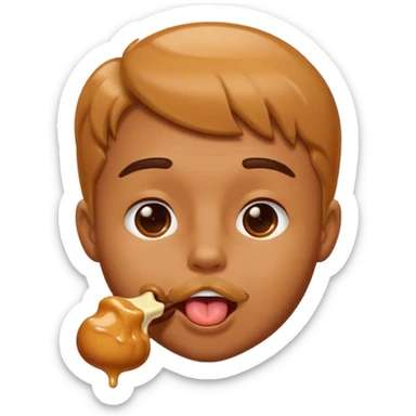 Homme qui lèche un Vavin sticker