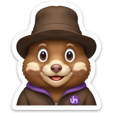 a mole for twitch chanel more realistic  sticker