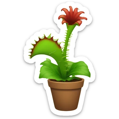 Venus flytrap sticker