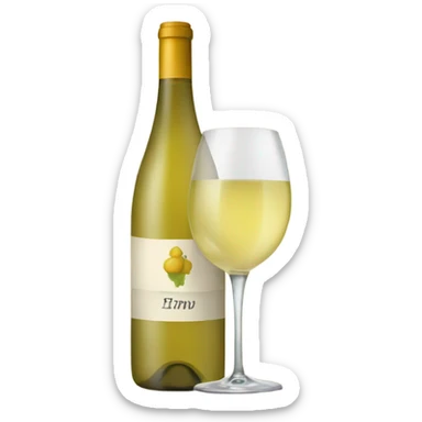 White wine sticker