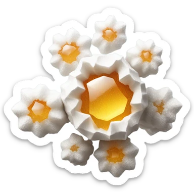 Salt flower hatching  sticker