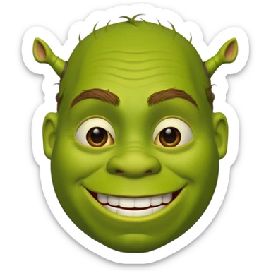 Shreks dihh  sticker