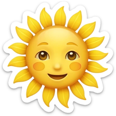 Sunshine sticker