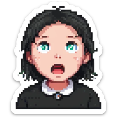 surprised stalker sticker