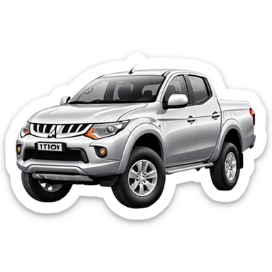 Mitsubishi Triton - Mitsubishi (Model Year: 2023) (Iconic colour: Silver) sticker