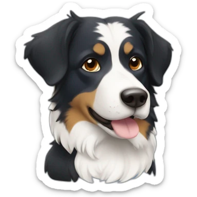 Border Colie Blue Merl Tricolor  sticker