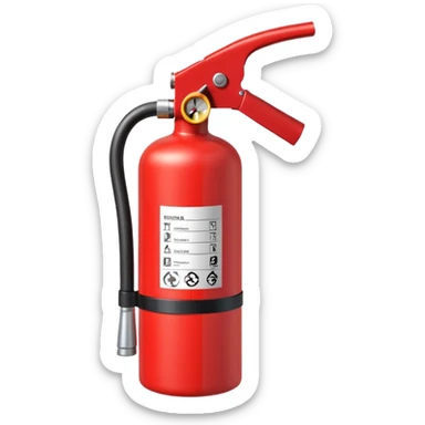 Fire extinguisher  sticker
